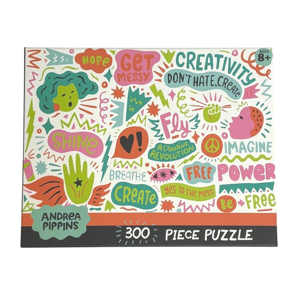 Andrea Pippins 300 Piece Jigsaw Puzzle Empowering Colorful Art | Ages 8+